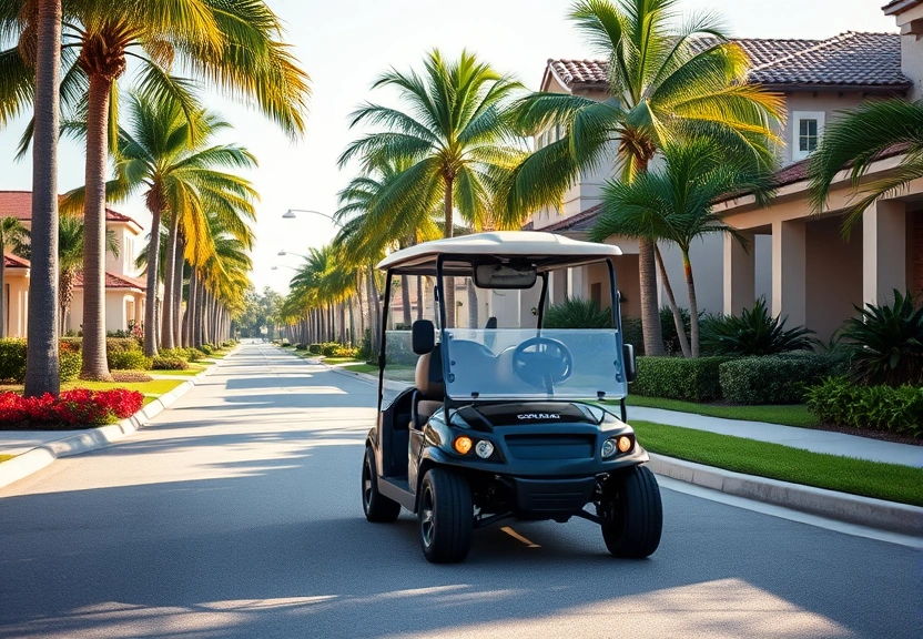 WL Homes luxury community lifestyle with custom golf cart